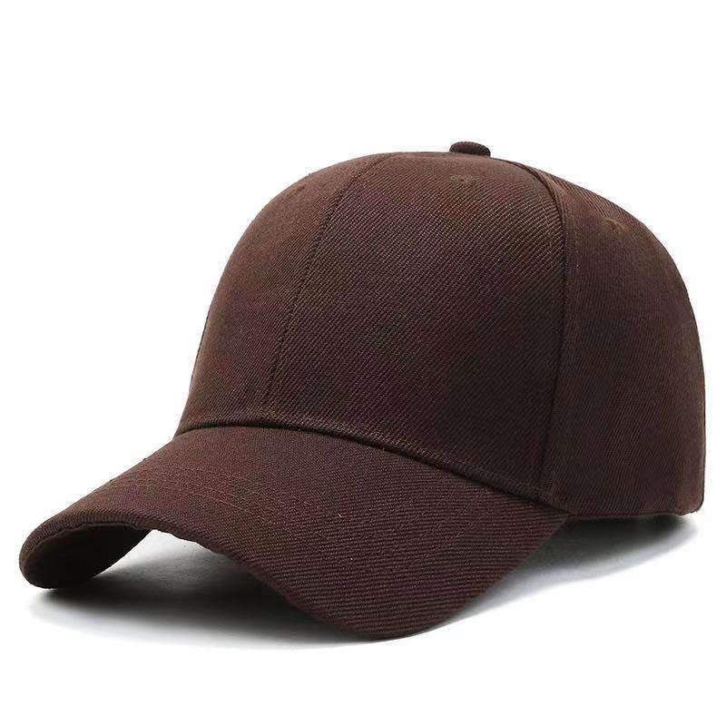 Wholesale Summer Fashion Unisex Visors Cap Adjustable Blank Solid Color Cotton Baseball Cap With Custom Logo
