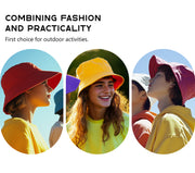 Custom Logo Oversized Bucket Hat for Men Women Foldable Big Head Size Fisherman Cap