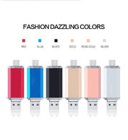 3 in 1 Type C Micro USB 3.0 Flash Drive 32GB 64GB 128GB OTG USB Flash Drive Device