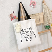 Personalized Customize Sac Cotton Shopping Bag Custom Logo Embroidered Plain Canvas Custom Tote Bag with Printed Logo
