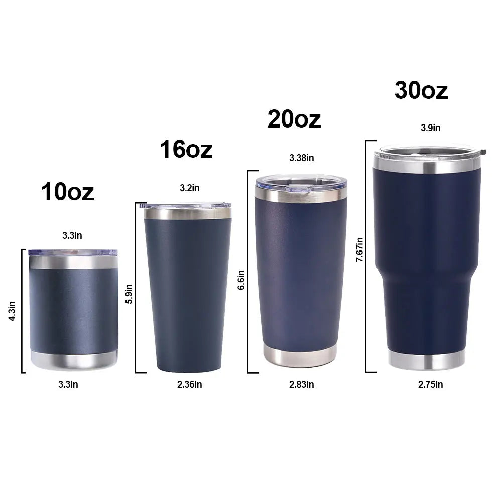 Custom logo 20oz 30oz Double Wall Insulated Powder Coated Tumbler Vacuum Cup Thermal Stainless Steel Coffee Travel Mug with Lid