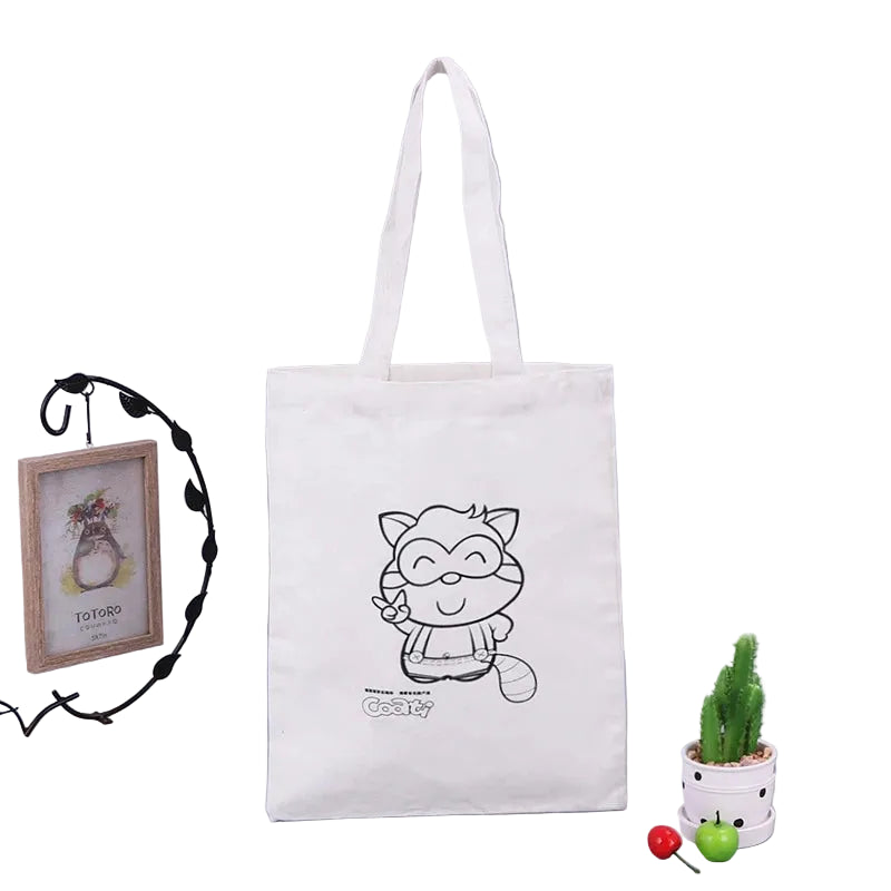 Personalized Customize Sac Cotton Shopping Bag Custom Logo Embroidered Plain Canvas Custom Tote Bag with Printed Logo