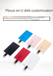 Custom Logo Metal Card USB Flash Drive