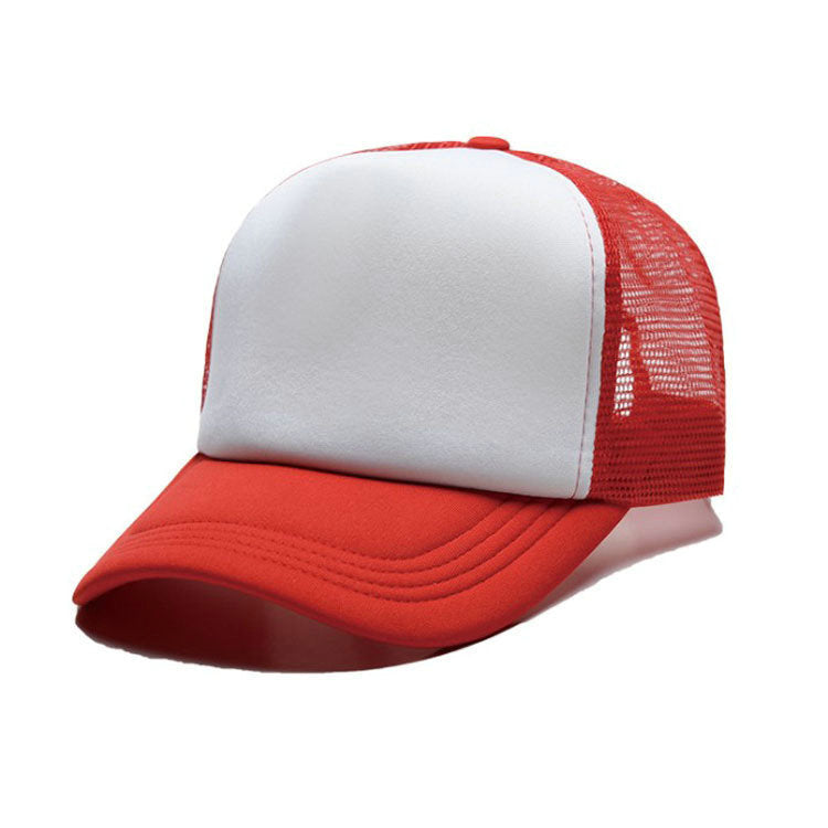 Wholesale Customized Logo Cheap Foam Sport 5 panels Baseball Caps Unisex Mesh Trucker Hat