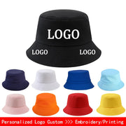 Custom Logo Oversized Bucket Hat for Men Women Foldable Big Head Size Fisherman Cap