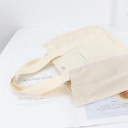 Custom Logo Grocery Shopping Reusable Hand Totes Blank Tote Bag Cotton With Pocket No reviews yet