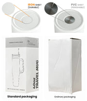 Custom Adventure H2.0 40 oz Coffee Thermal Cup Stainless Steel Black Insulated Travel Mug 40Oz Tumbler With Handle and Straw