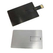 Custom Metal Card USB Flash Drive with Customer's logo full printing