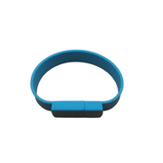Customized logo Silicon Bracelet USB Flas Drive
