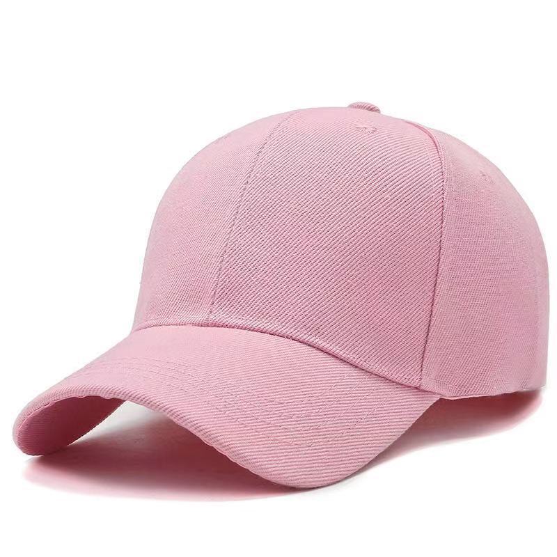 Wholesale Summer Fashion Unisex Visors Cap Adjustable Blank Solid Color Cotton Baseball Cap With Custom Logo
