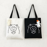 Personalized Customize Sac Cotton Shopping Bag Custom Logo Embroidered Plain Canvas Custom Tote Bag with Printed Logo