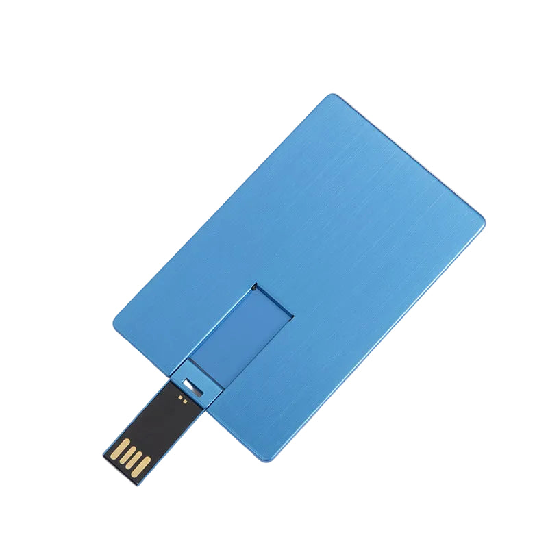 Custom Logo Metal Card USB Flash Drive
