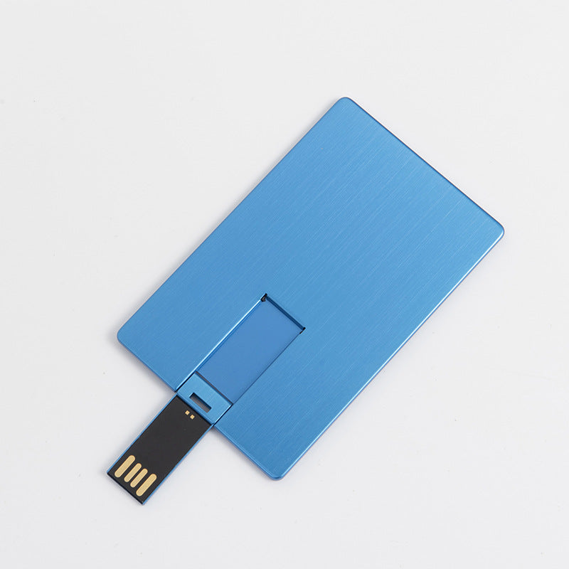 Custom Logo Metal Card USB Flash Drive