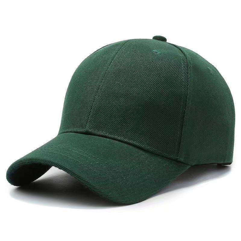Wholesale Summer Fashion Unisex Visors Cap Adjustable Blank Solid Color Cotton Baseball Cap With Custom Logo