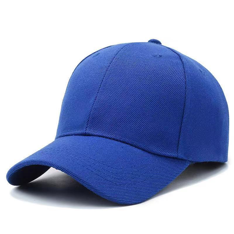 Wholesale Summer Fashion Unisex Visors Cap Adjustable Blank Solid Color Cotton Baseball Cap With Custom Logo