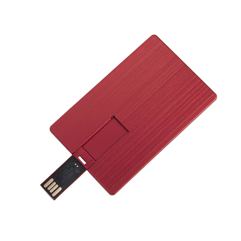 Custom Logo Metal Card USB Flash Drive