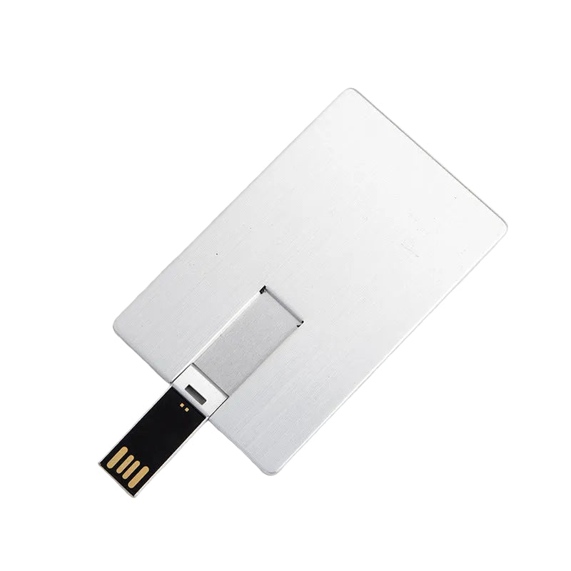 Custom Logo Metal Card USB Flash Drive