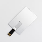Custom Logo Metal Card USB Flash Drive