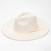 Wholesale Suede Fedora Hats for Women Colorful Water Drop Shaped Top Big Brim Fedora Hats Unisex Tissue Rope Band Hat