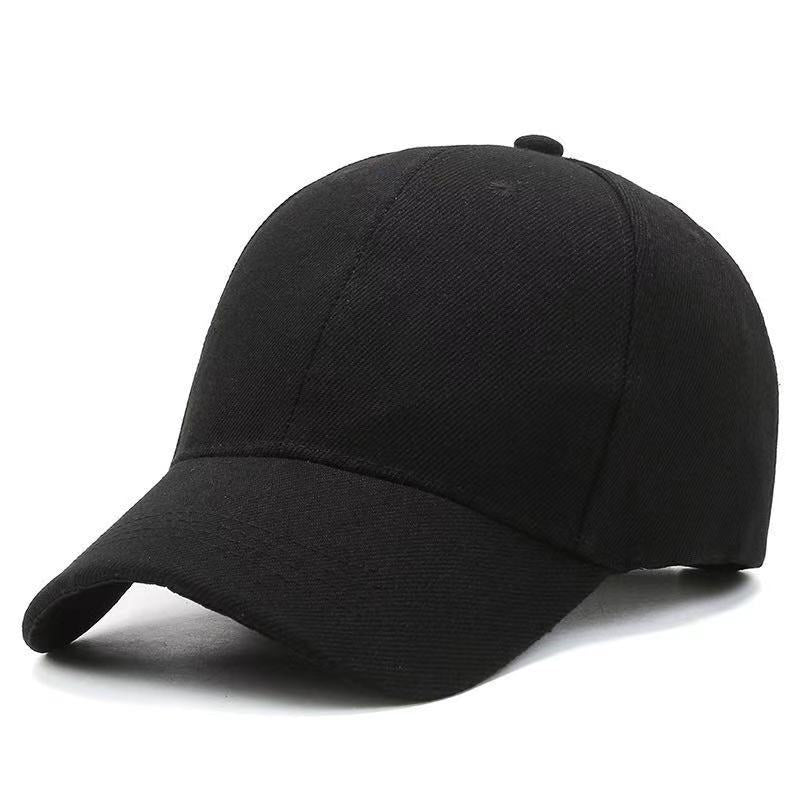 Wholesale Summer Fashion Unisex Visors Cap Adjustable Blank Solid Color Cotton Baseball Cap With Custom Logo